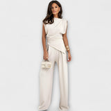 Michaela - Asymmetrical Set with Dramatic Shoulders