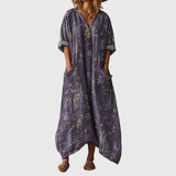 Maxi Dress with Colorful Pattern