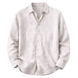 Men's Kensington Shirt in Lightweight Linen with a Relaxed Fit