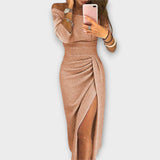 Lena - Elegant Off-Shoulder Dress