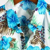 Tropical Cotton Hawaiian Shirt for Men
