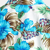 Tropical Cotton Hawaiian Shirt for Men
