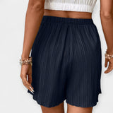 Nina - Stylish Shorts with Front Pleats