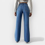 Mia - High-waisted jeans with a comfortable wide fit