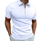 Gregorio - modern polo with half zip