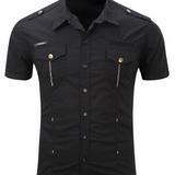 Men's Short Sleeve Cotton Shirt