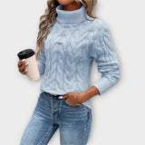 Amelia – Elegant Sweater with Turtleneck
