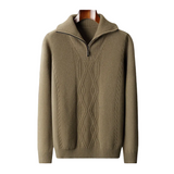 Taranto Merino Wool Zipper Sweater