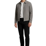 Gray Suede Jacket for Men – Modern Casual Jacket