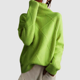 Ester - Textured Sweater with Turtleneck