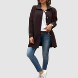 Martina - Classic oversized coat with buttons