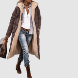 Laura - Winter coat with a reversible cut