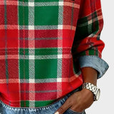 Ivy – Women's Patchwork Check Sweatshirt