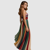 Sara - Colorful Sleeveless Dress