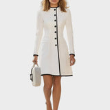 Ksenia – midi dress contrast