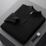 Deneb Cashmere Velvet Half-Zip