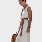 Lidia - Midi Dress with Contrast Detail