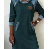 Irena - Denim Dress with Hood