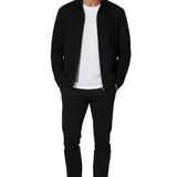 Black Suede Jacket for Men – Modern Casual Outerwear