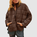Gabriela - Lightweight, compact quilted jacket with a zipper