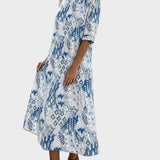Emma - Loose and Light Floral Midi Dress