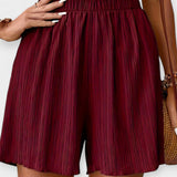 Nina - Stylish Shorts with Front Pleats
