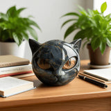 Stone Statue of the Black Cat – A Symbol of Luck and Style