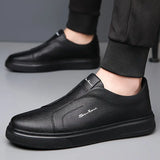 Leather Slip-On Shoes