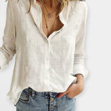 Nela - Comfortable Linen Blouse