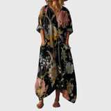 Maxi Dress with Colorful Pattern