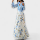 Harper - Shimmering Floral Maxi Dress