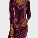 Frosina - Loose Velvet Dress