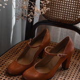 Bravina - Everyday Sandals with Low Heel