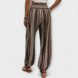 Scarlett - Pants with Ethnic Pattern