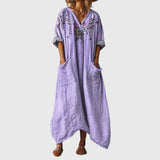 Ludwika - Maxi Dress with Colorful Pattern