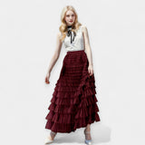 Kristýna - Elegant Tulle Skirt with Decorative Detail