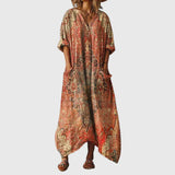 Beata - Maxi Dress with Colorful Pattern