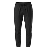 Men's Casual Pants with Drawstring - Black
