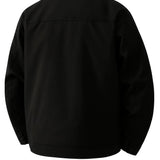 Light Twill Jacket for Men – Black – Regular Fit