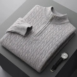 Deneb Cashmere Velvet Half-Zip