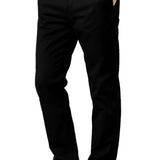 Men's Pants – Straight Cut Cotton with Added Elastane