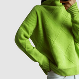 Ester - Textured Sweater with Turtleneck
