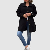 Martina - Classic oversized coat with buttons