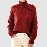 Štěpánka – Warm Sweater with Turtleneck