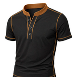 Olivier - Henley Shirt with Ember Edge