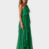 Talia - Maxi Dress with Cascading Ruffles