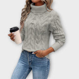Amelia – Elegant Sweater with Turtleneck