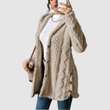 Štěpánka - Plush Hooded Cardigan