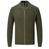 Four Seasons Merino Wool Zipper Cardigan