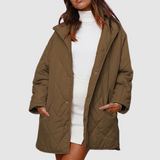 Kristýna - Oversized Winter Coat with Hood